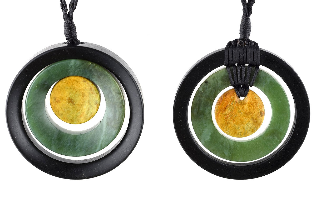 Eszter Szigethy, pounamu pendants Eszter Szigethy, pounamu pendants